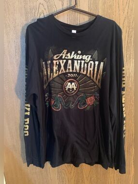 Vintage 2011 Long Sleeve Concert Merch Asking Alexandria